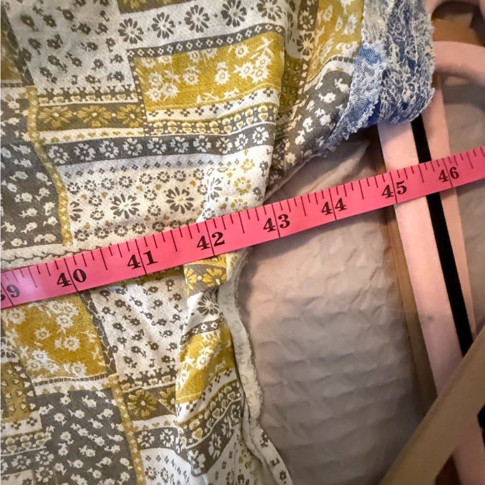 Pol Patchwork Button Up Medium - image 8